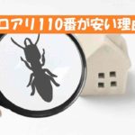 シロアリ110番の駆除費用・料金が安い理由とは?施工や作業は問題ない?